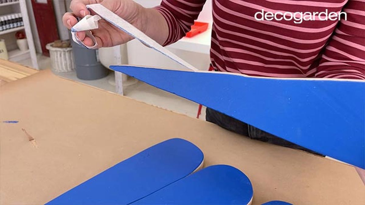 como hacer cuadro madera pared paso 10