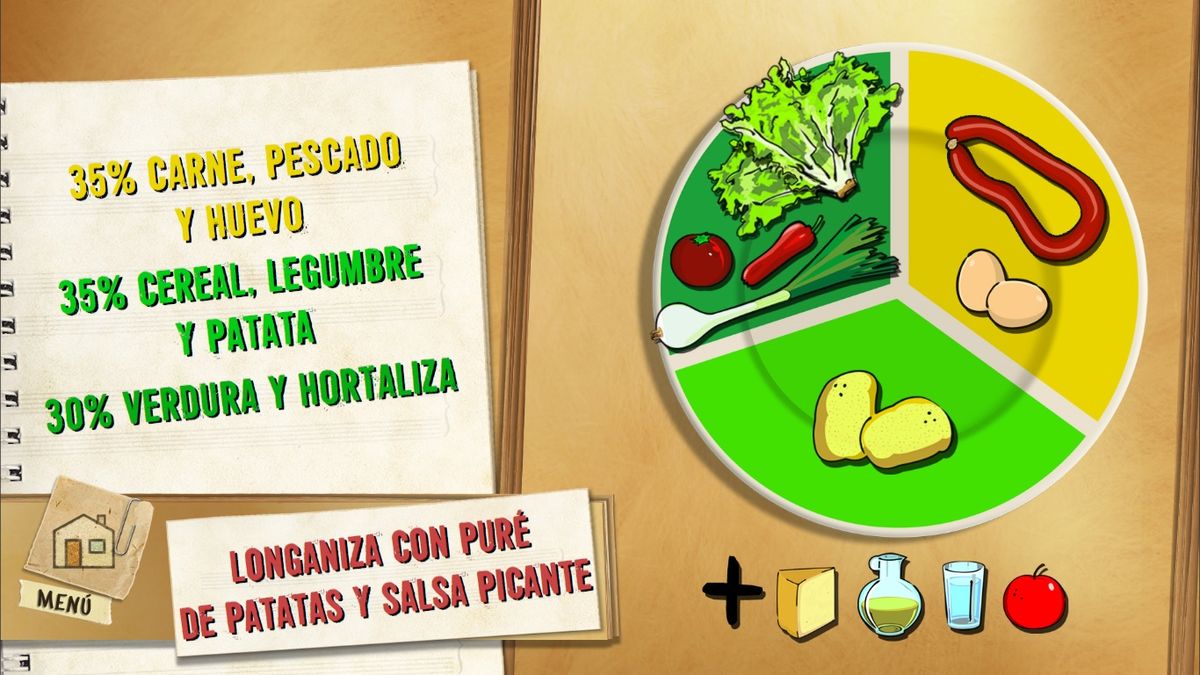 6148 1 Longaniza con pure de patatas y salsa picante plato