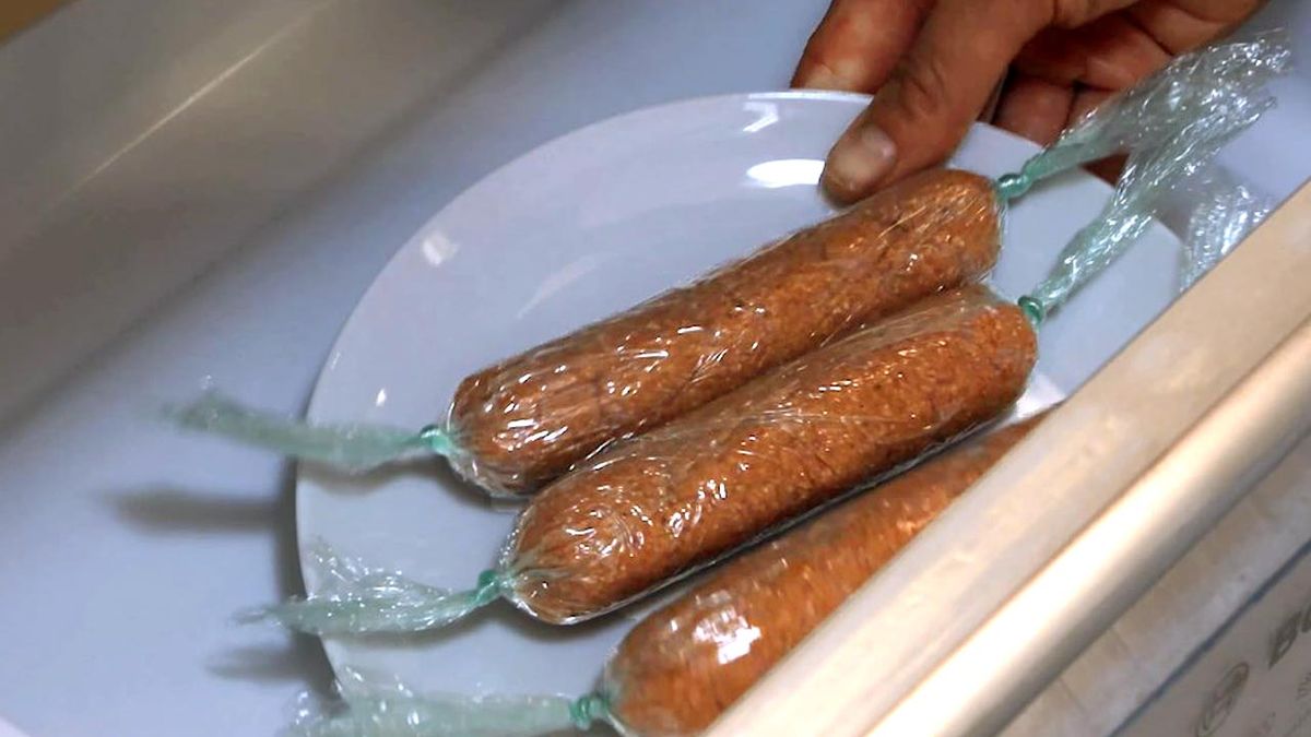 Receta de salchichas de arroz y garbanzos  paso 5