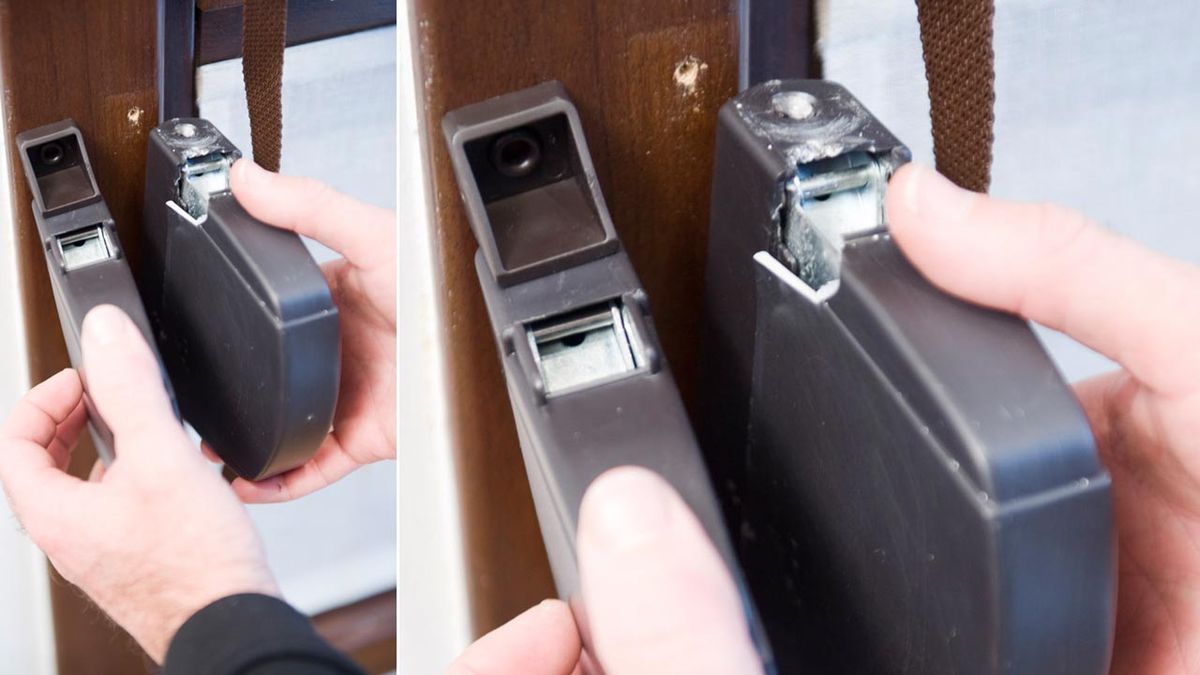 Sustitución de la caja correa de la persiana paso 4