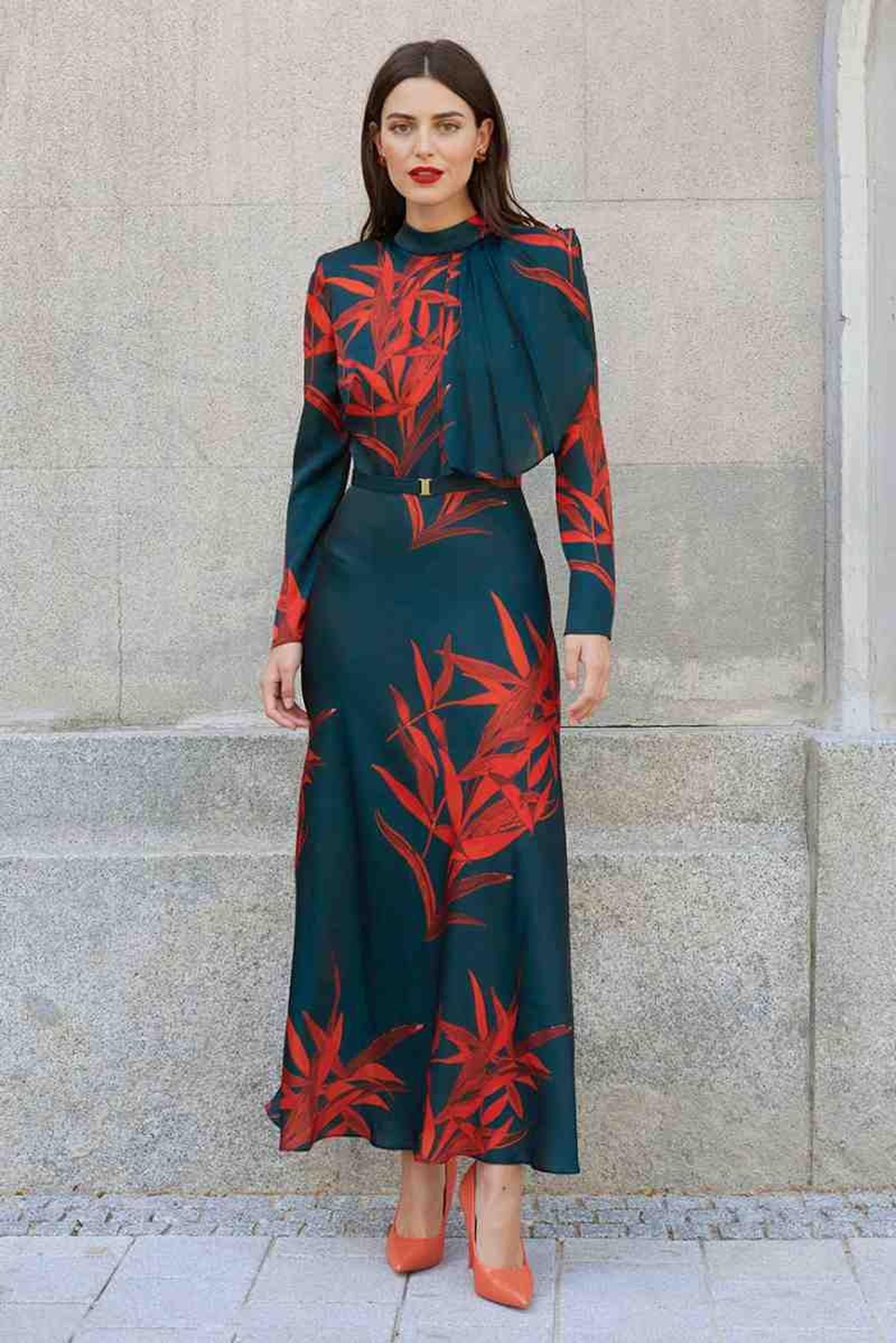vestido estampado