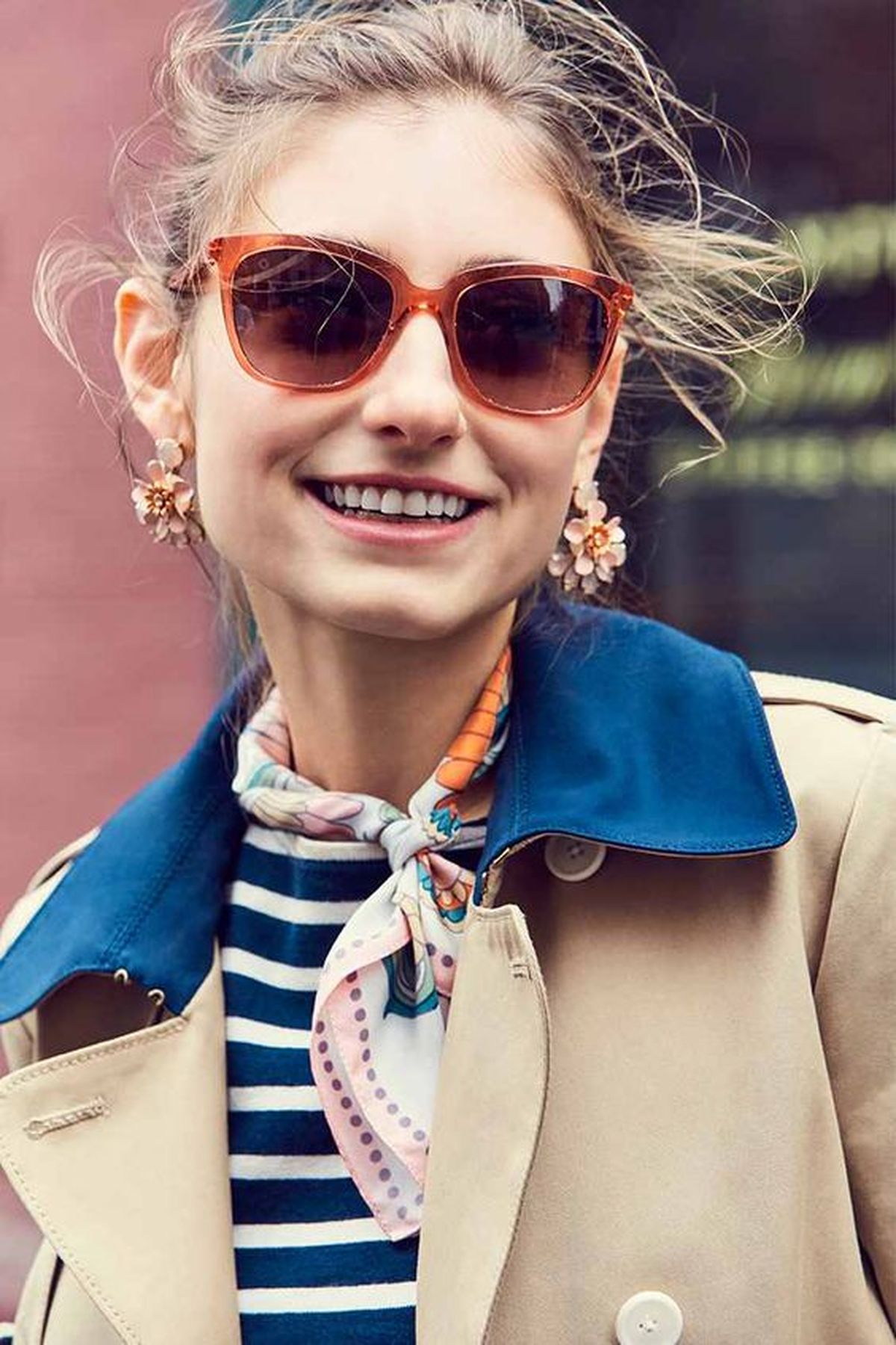 pañuelo cuello estampado