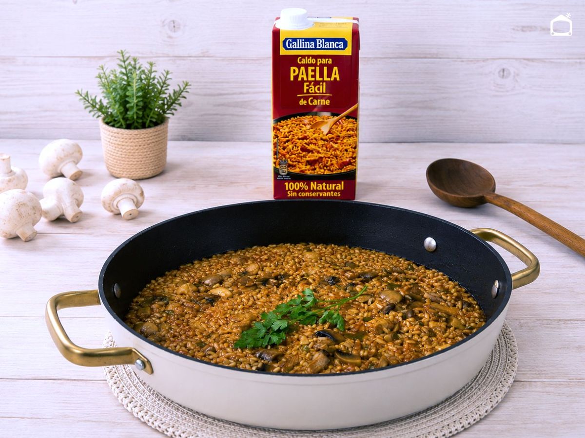 Receta de arroz meloso con pollo