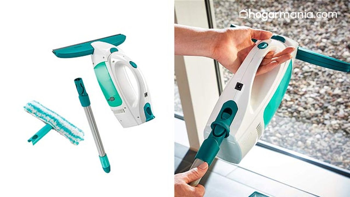 como limpiar cristales ventanas grandes con aspirador limpiacristales