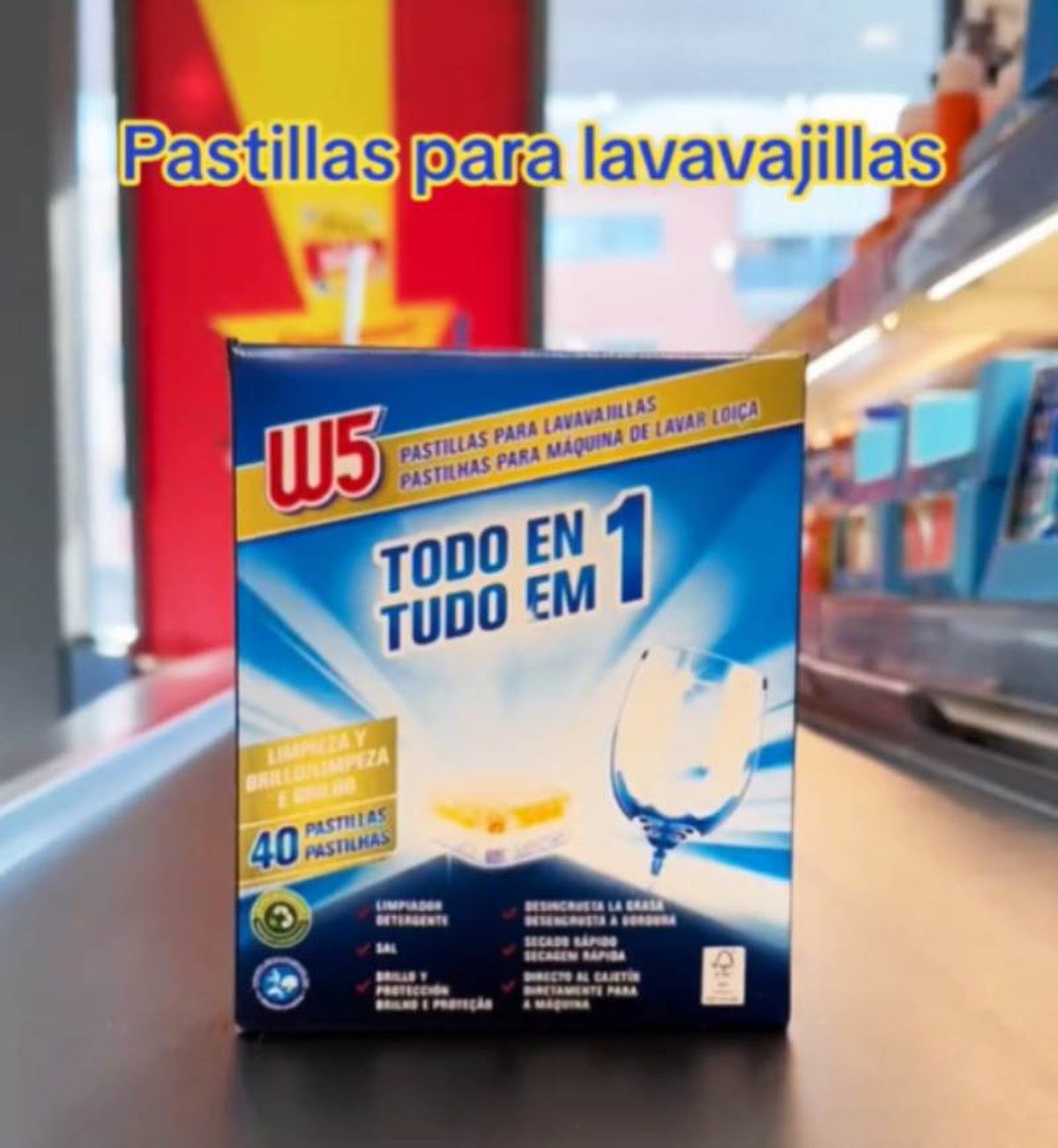 W5 Pastillas lavavajillas todo en 1 de Lidl