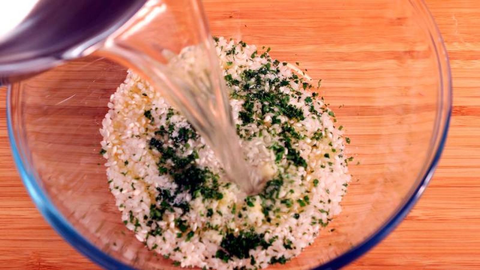 Arroz blanco al microondas   paso 1