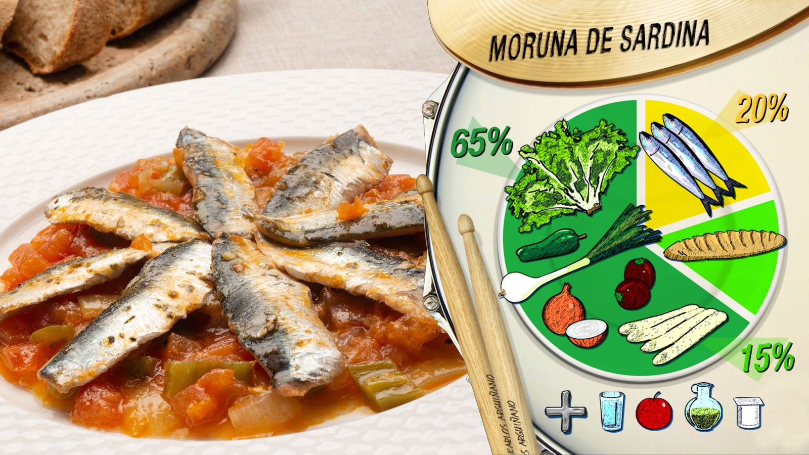 moruna de sardina plato moruna de sardina plato