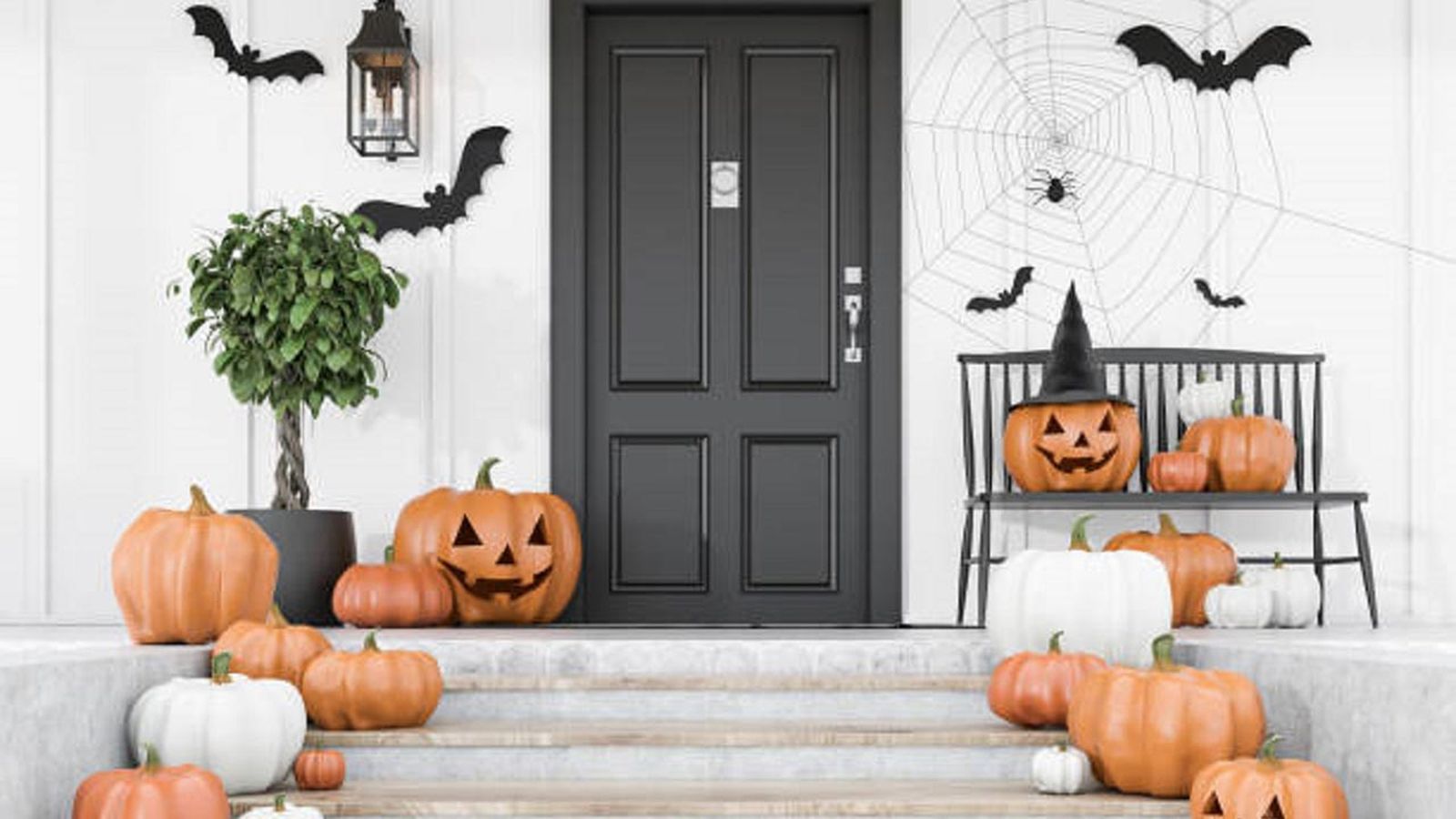 Ideas originales para la decoración exterior en Halloween 1