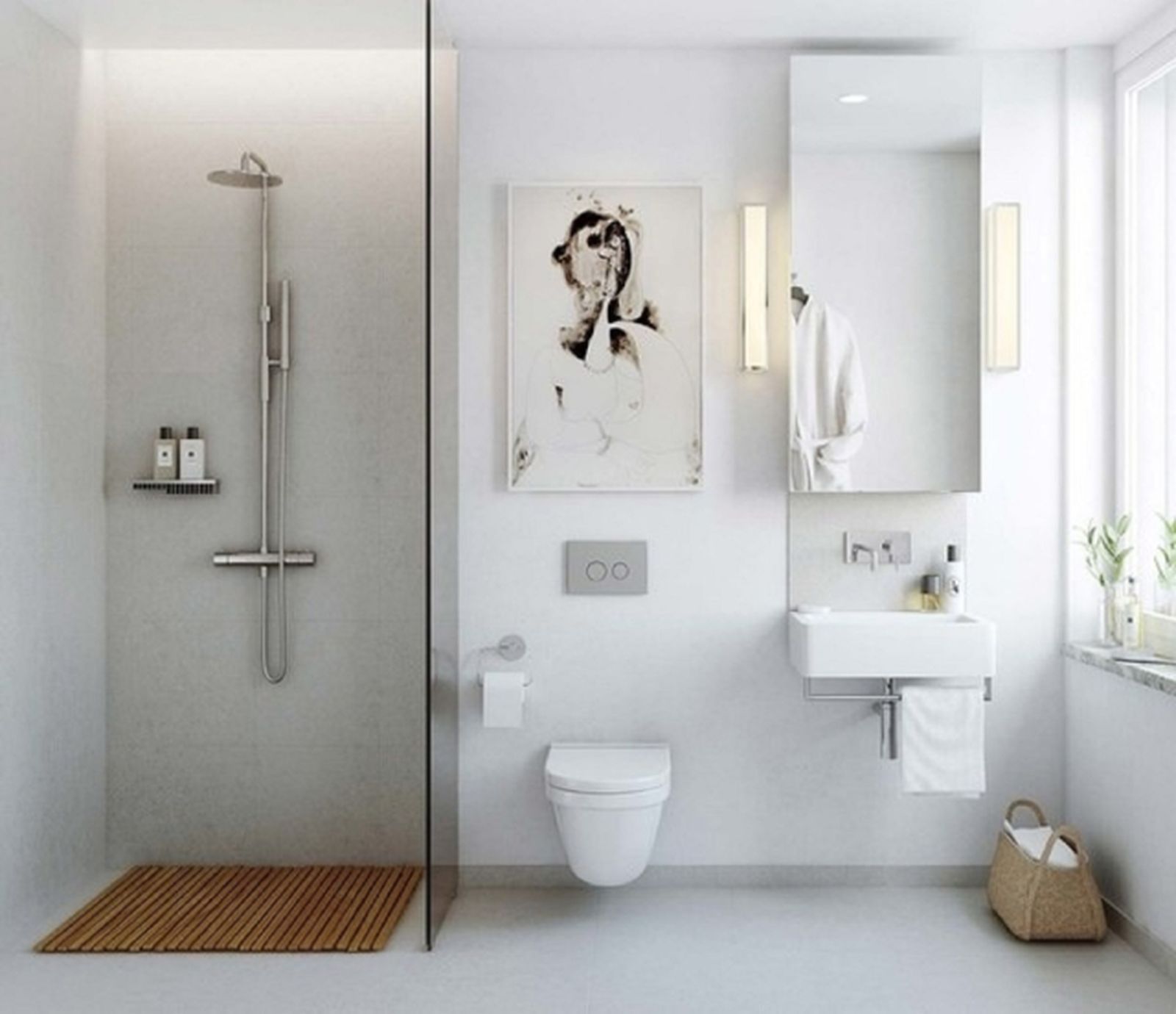 Baños pequeños con ducha las claves para decorarlos y aprovechar el espacio 13 Baños pequeños con ducha las claves para decorarlos y aprovechar el espacio 13