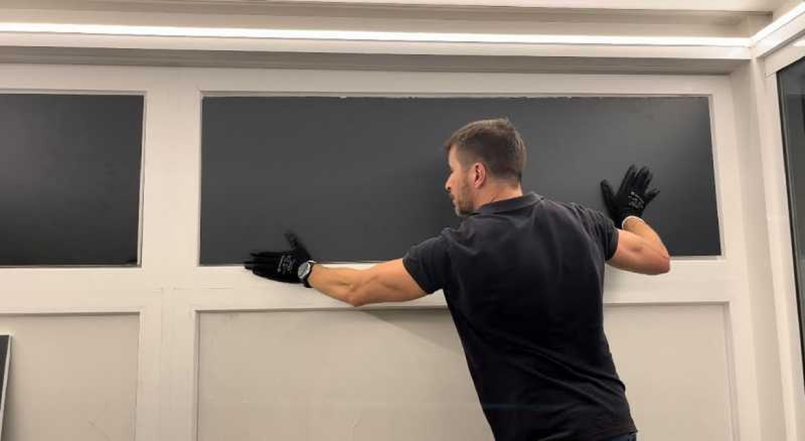 Colocar planchas para igualar la superficie.