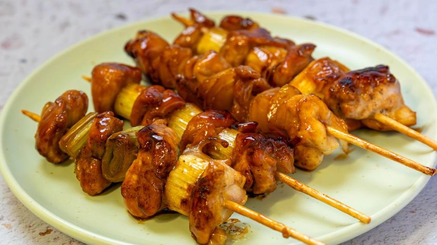 yakitori de pollo