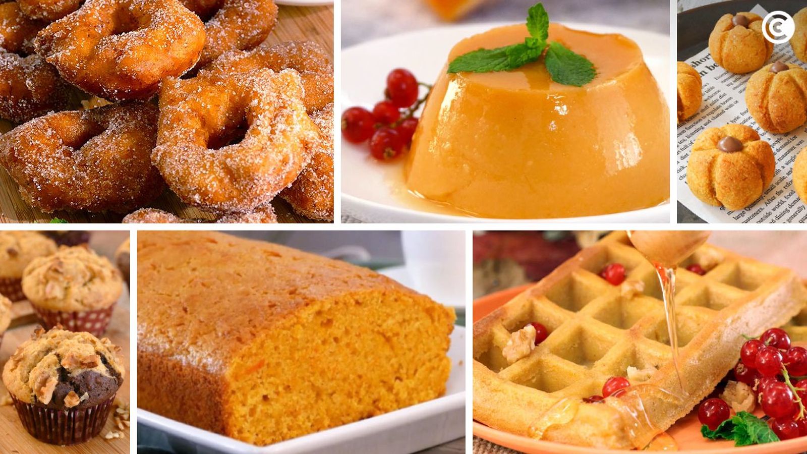 Postres con calabaza
