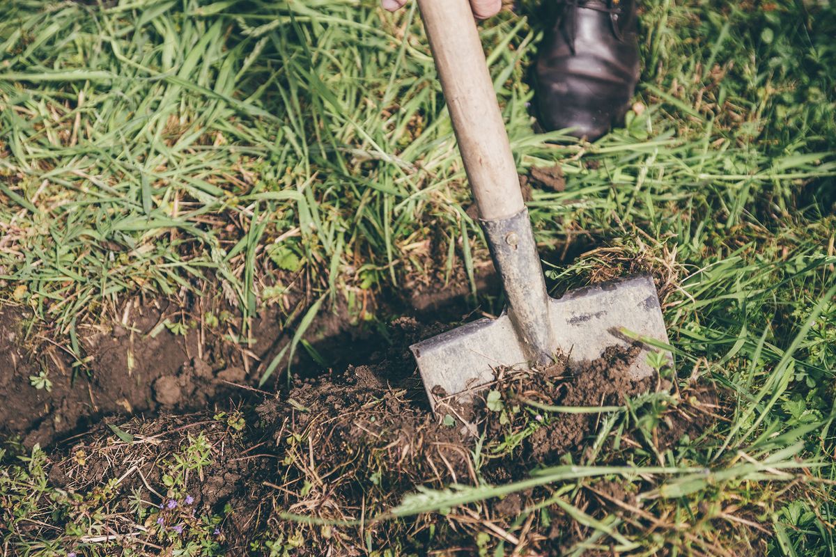 Cómo instalar un desagüe y una arqueta en el jardín paso 2