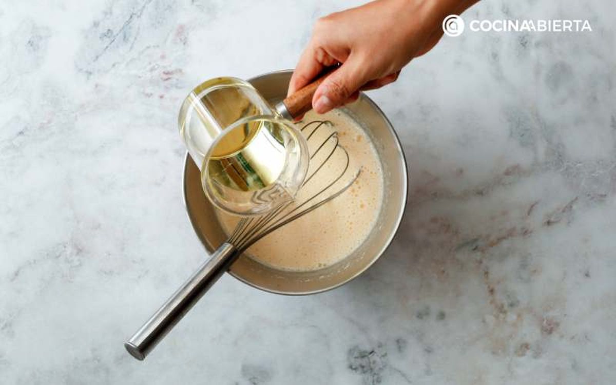 Ingredientes para preparar magdalenas en freidora de aire