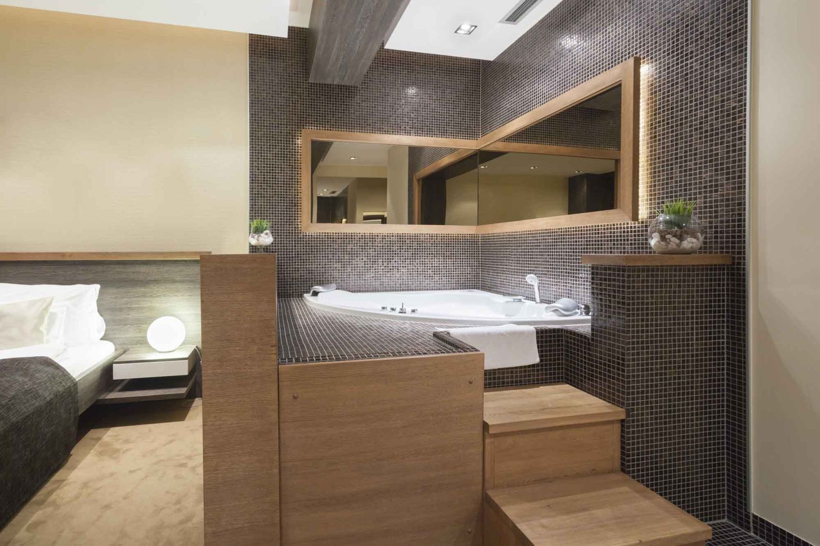 Baños abiertos al dormitorio 6 Baños abiertos al dormitorio 6