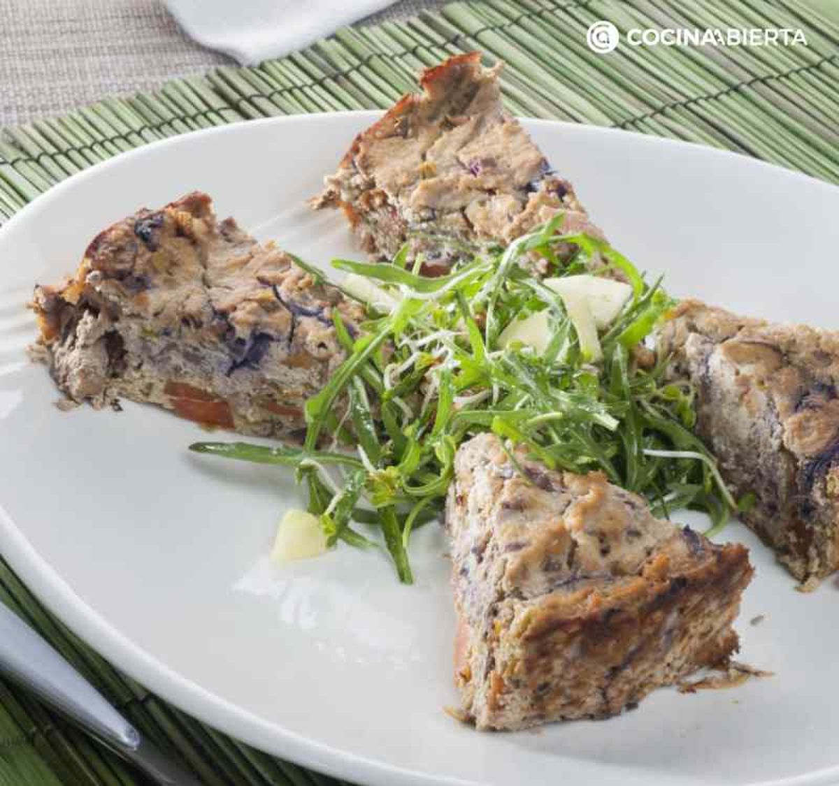 Quiche vegana de tofu