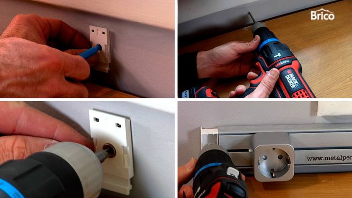 Fijar los soportes y realizar las conexiones