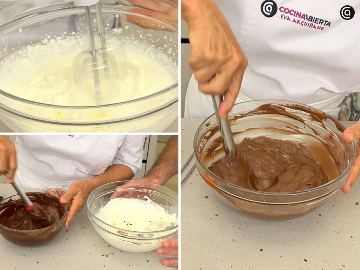 Paso a paso para hacer la mousse de chocolate