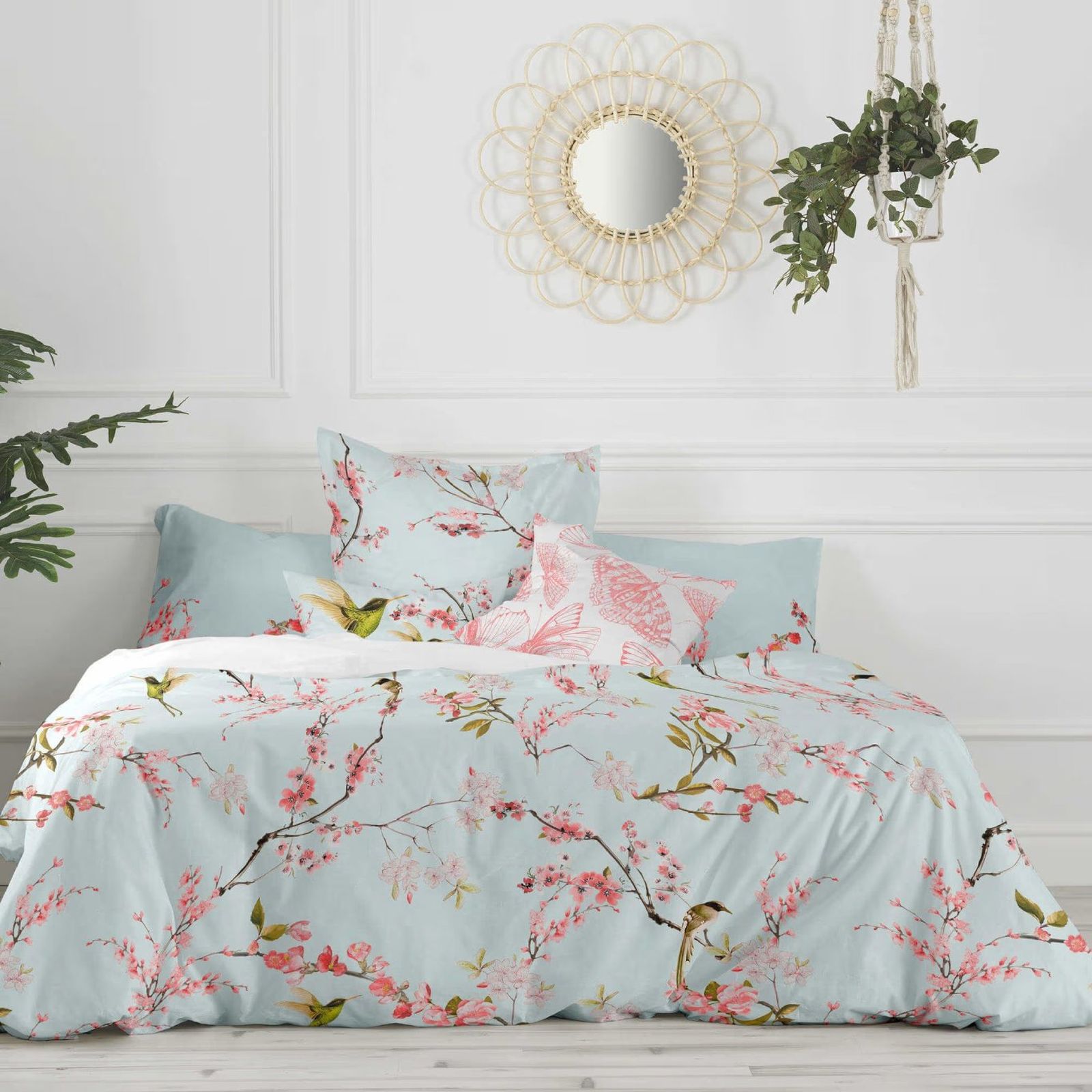 Funda nórdica de flores Funda nórdica de flores