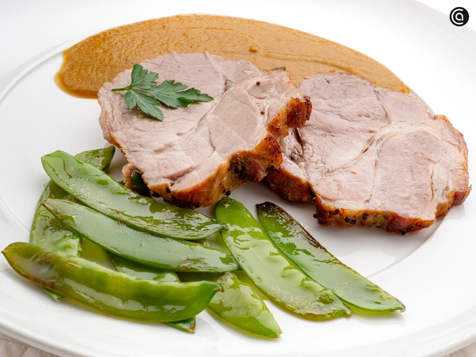 Cabeza de lomo asada con hortalizas, receta de Karlos Arguiñano