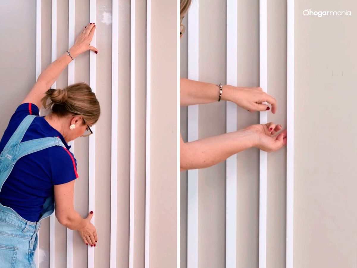 Monta la lámpara de diseño en la pared