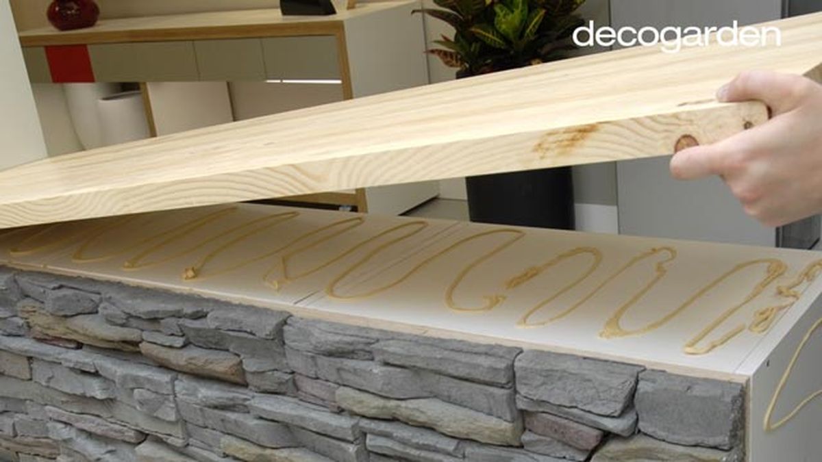 Barra de cocina americana paso 12