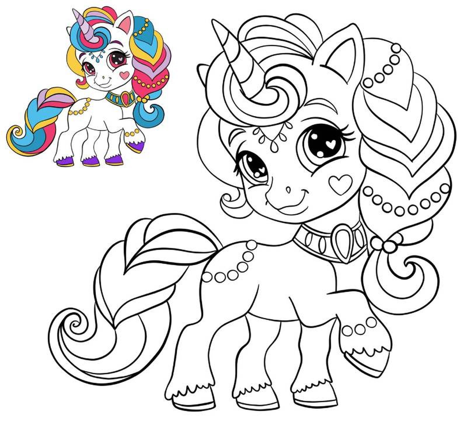 Unicornios Para Colorear