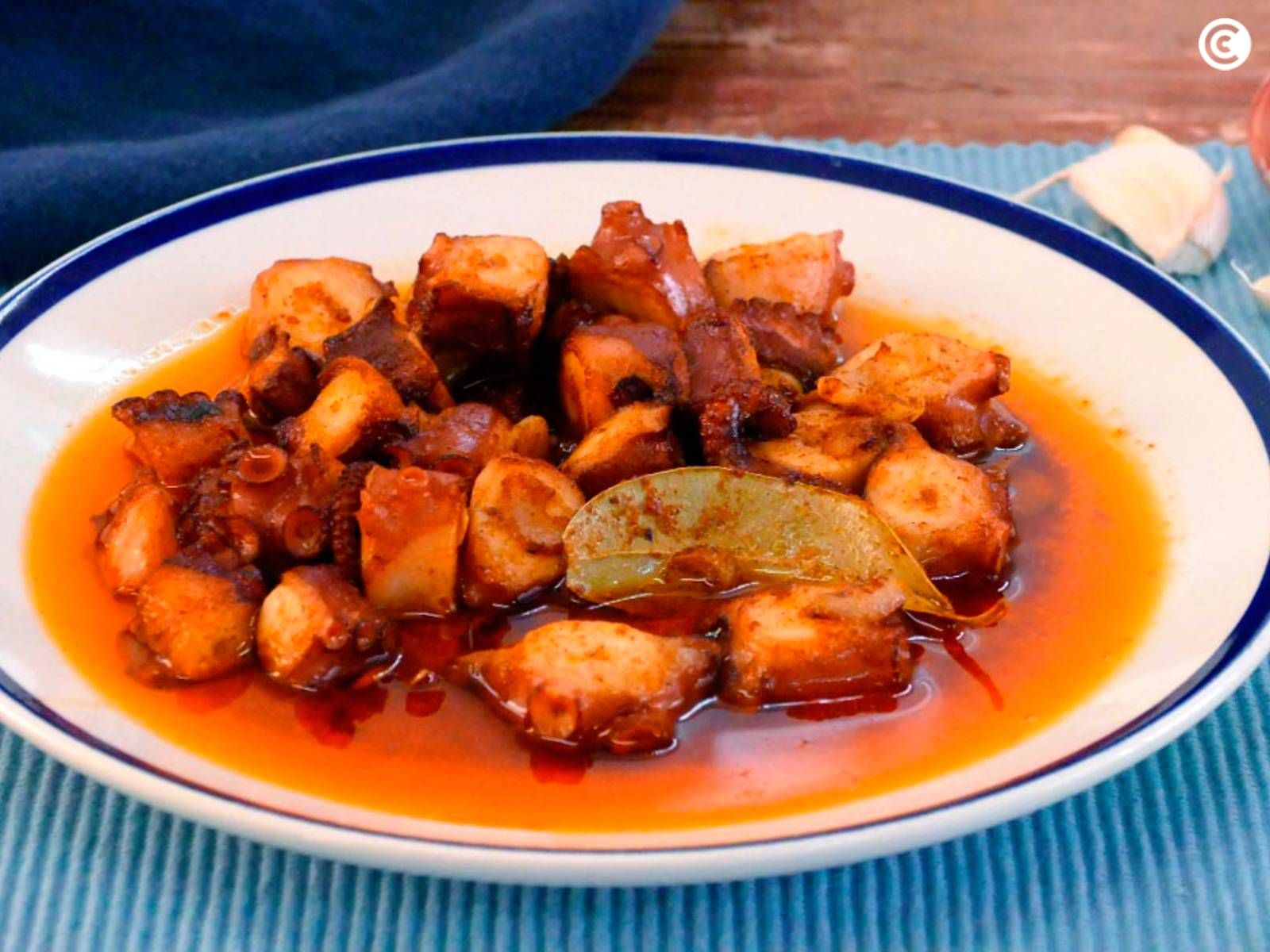 Pulpo al ajillo