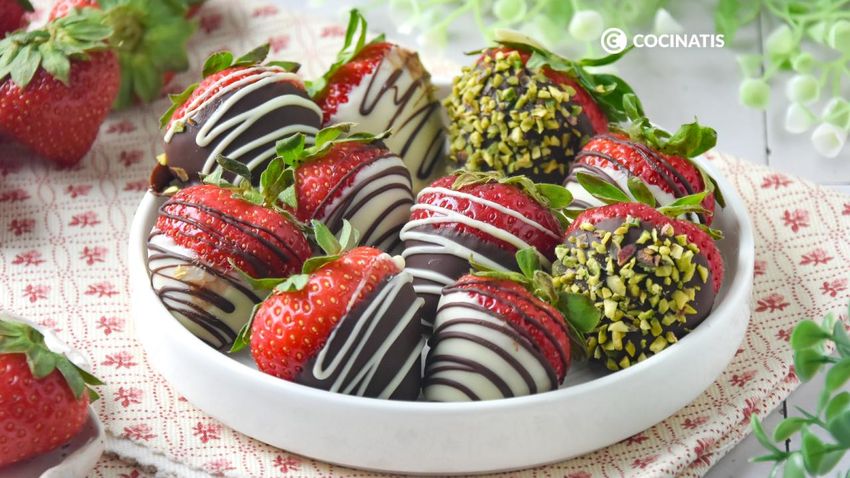 Fresas con chocolate