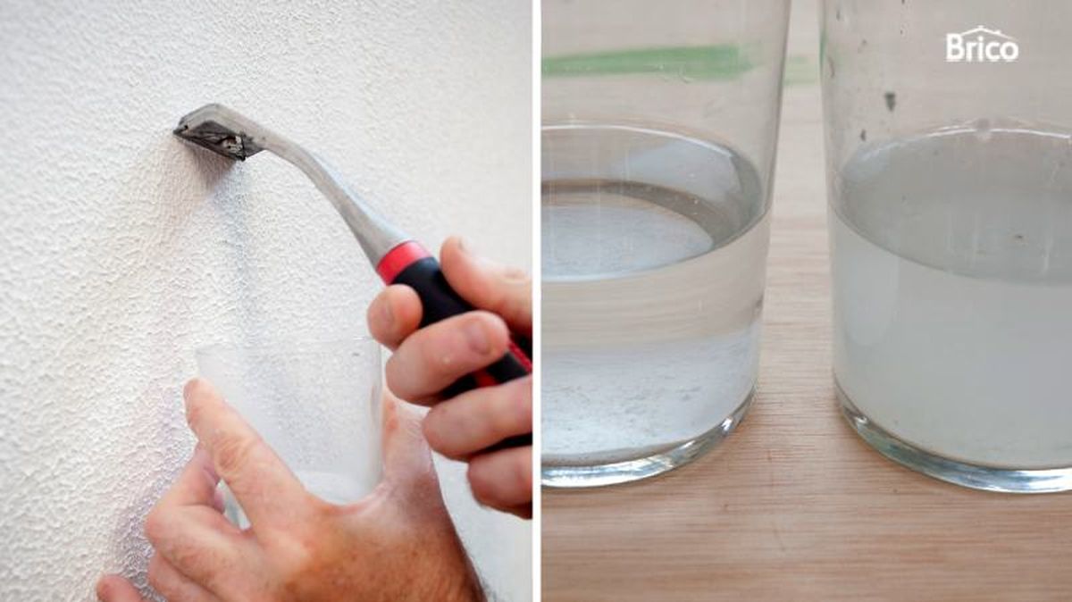 Técnica para saber si es gotelé al temple o plástico