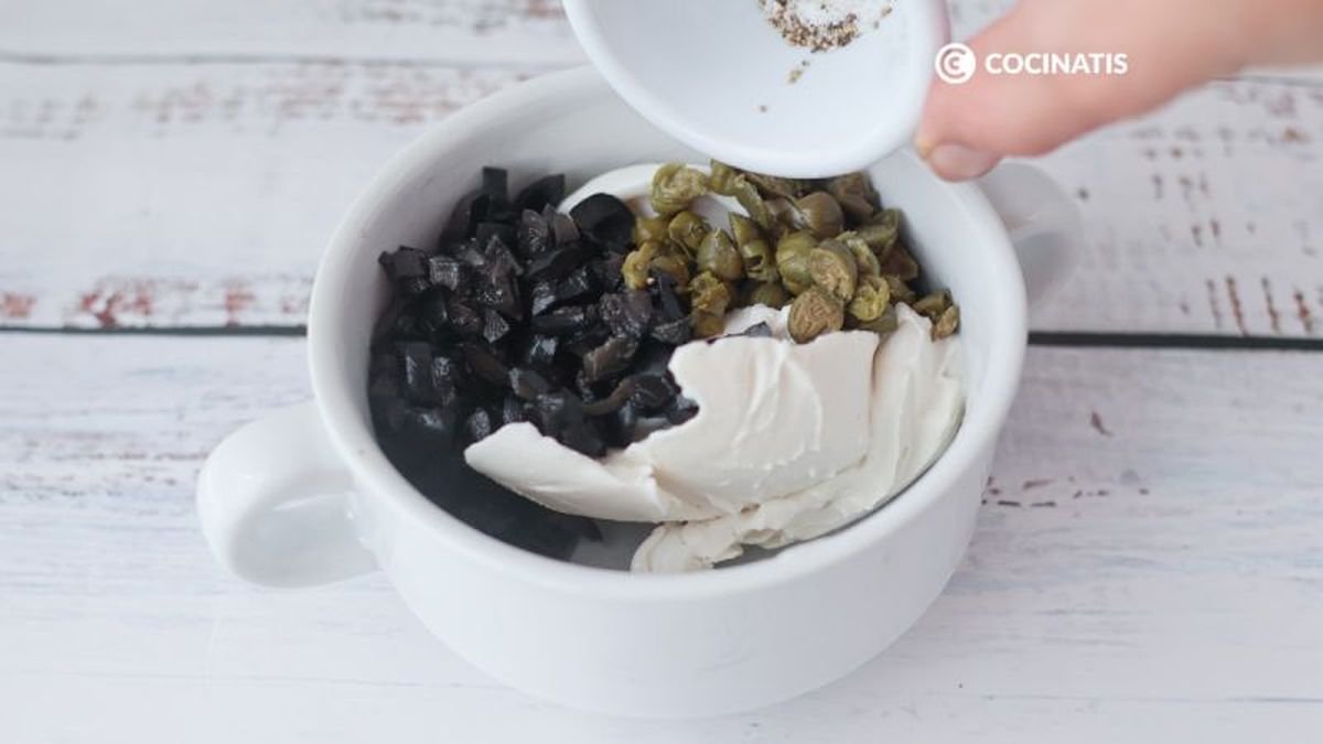 Preparamos el relleno de los rollitos de calabacín