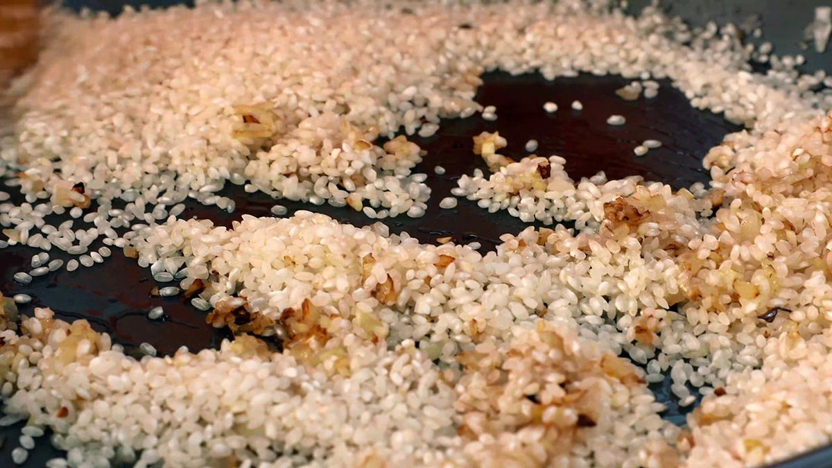 Receta de arroz con costra  paso 2