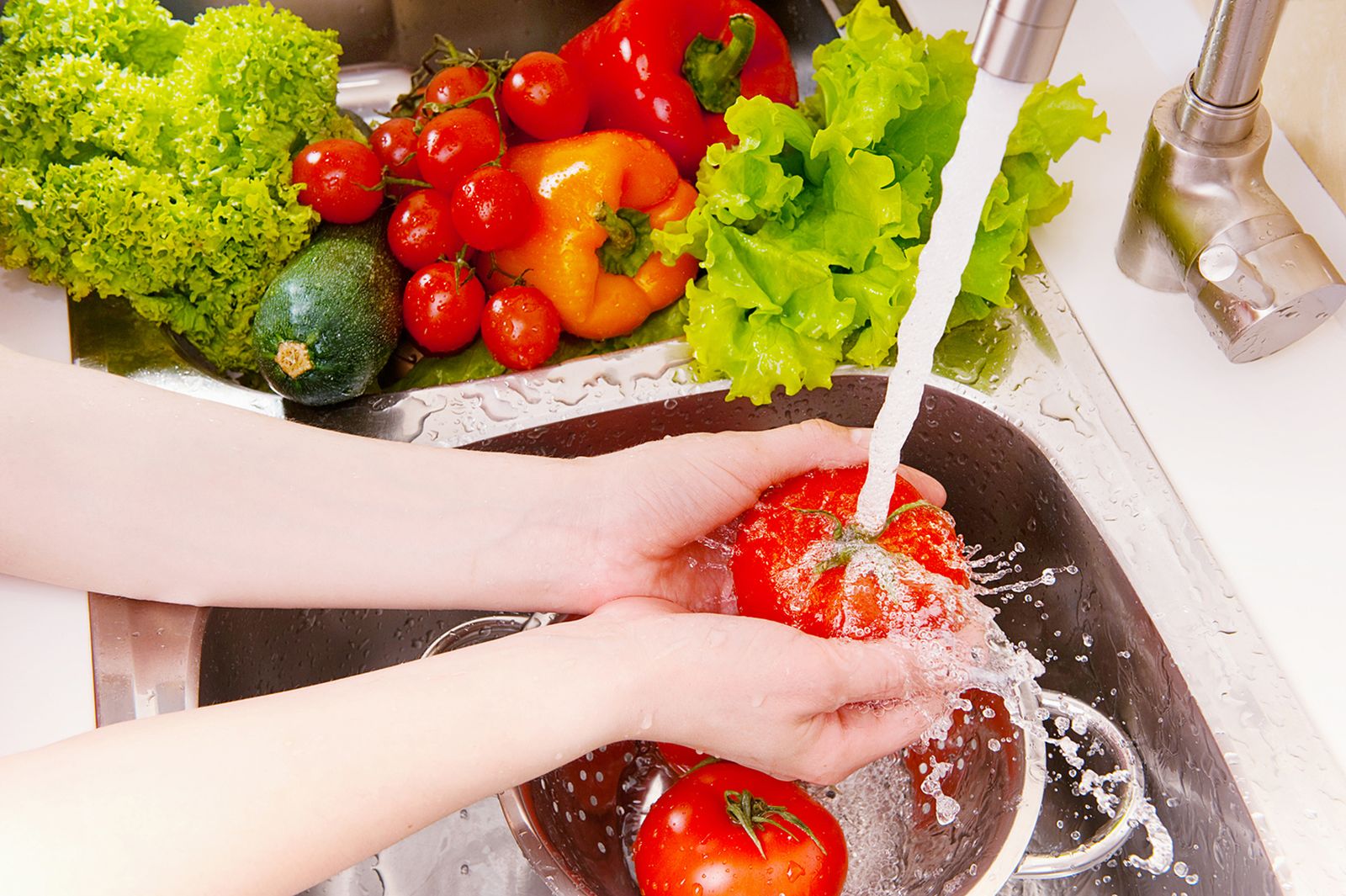 limpiar los alimentos bien