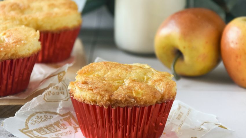 Receta de magdalenas de manzana