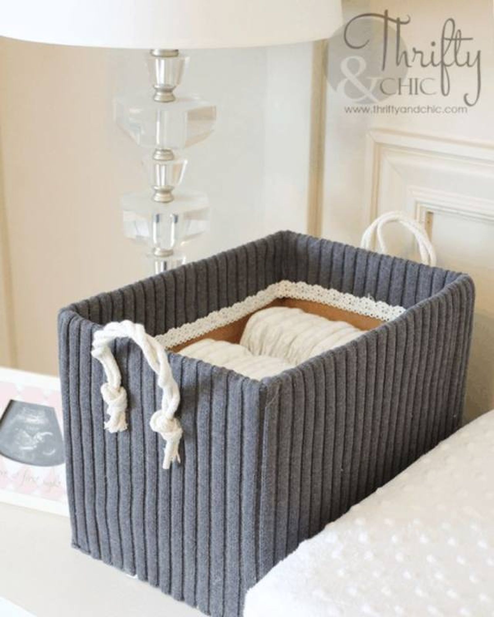 ideas reutilizar cajas carton cesto ropa sucia