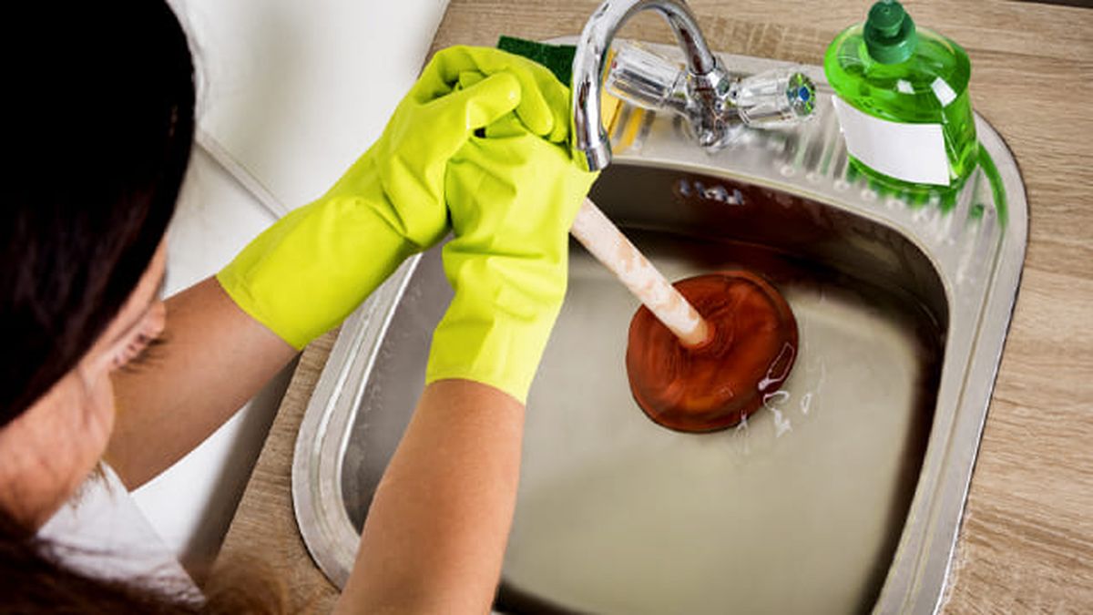 desatascar fregadero 1