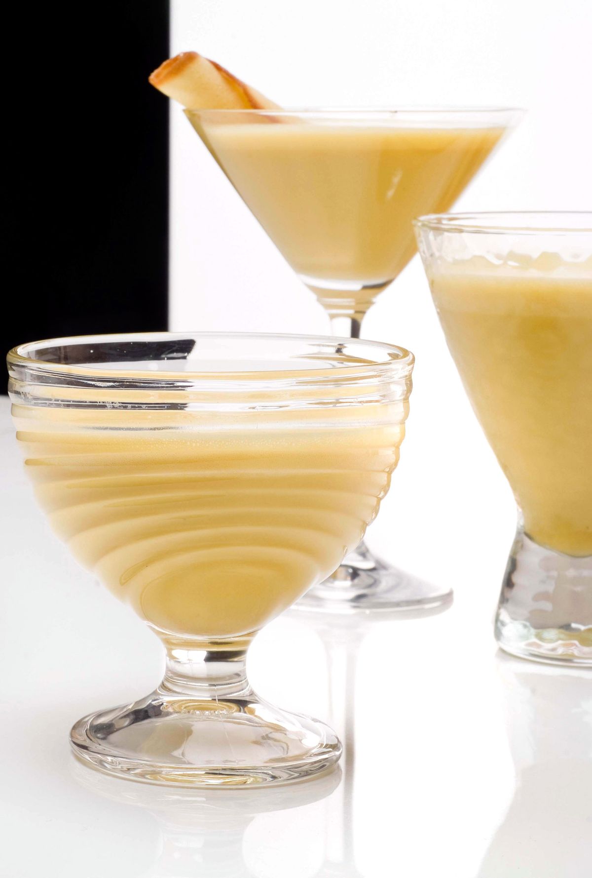 Natillas de horchata con galletas