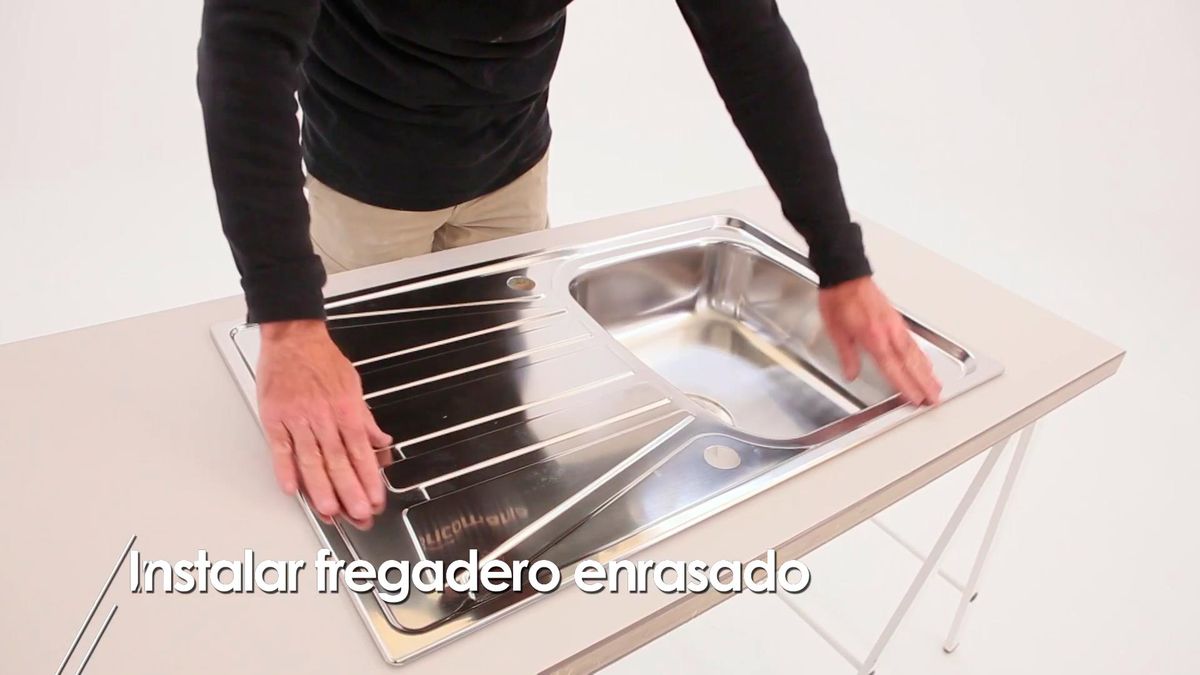 Cómo instalar un fregadero encastrado paso 8