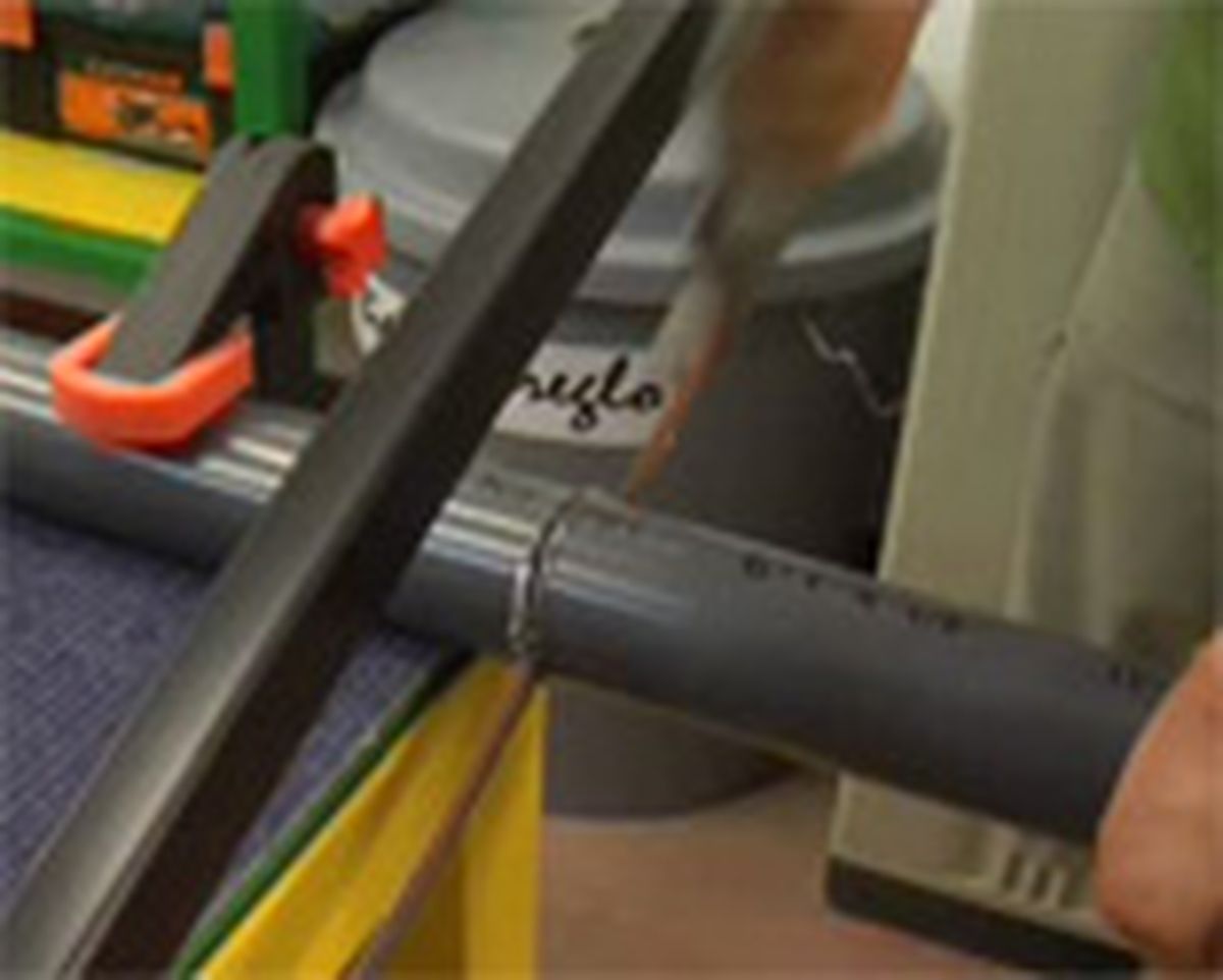 Hacer un perchero de PVC