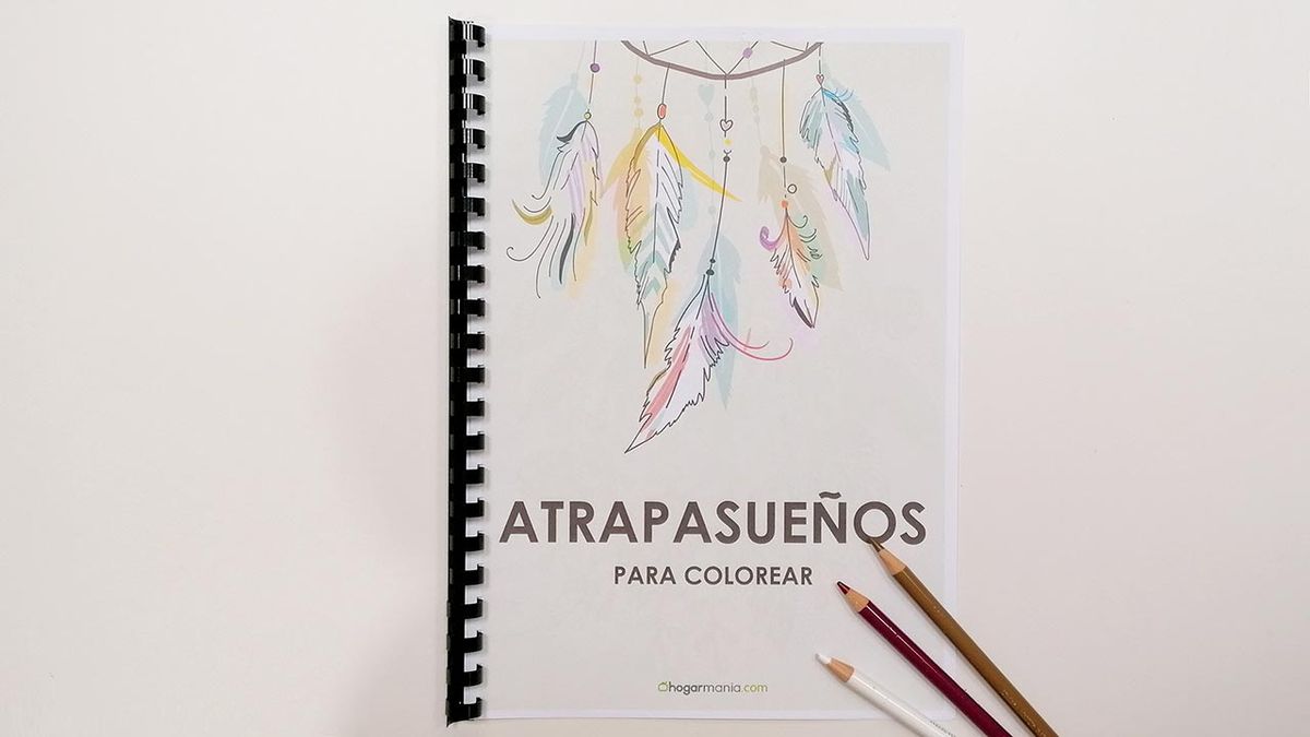 atrapasuenos colorear cuaderno