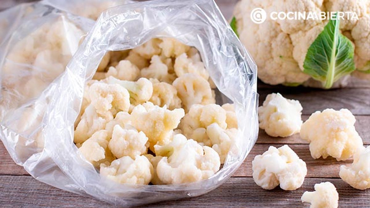 como congelar coliflor