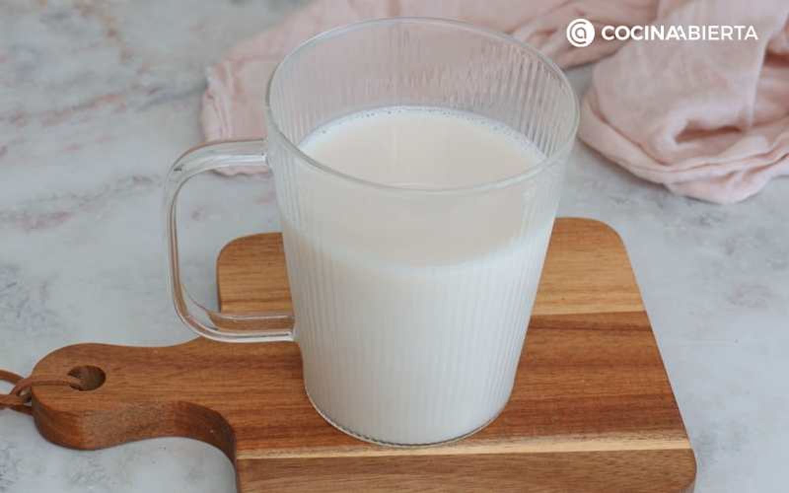Calienta la leche