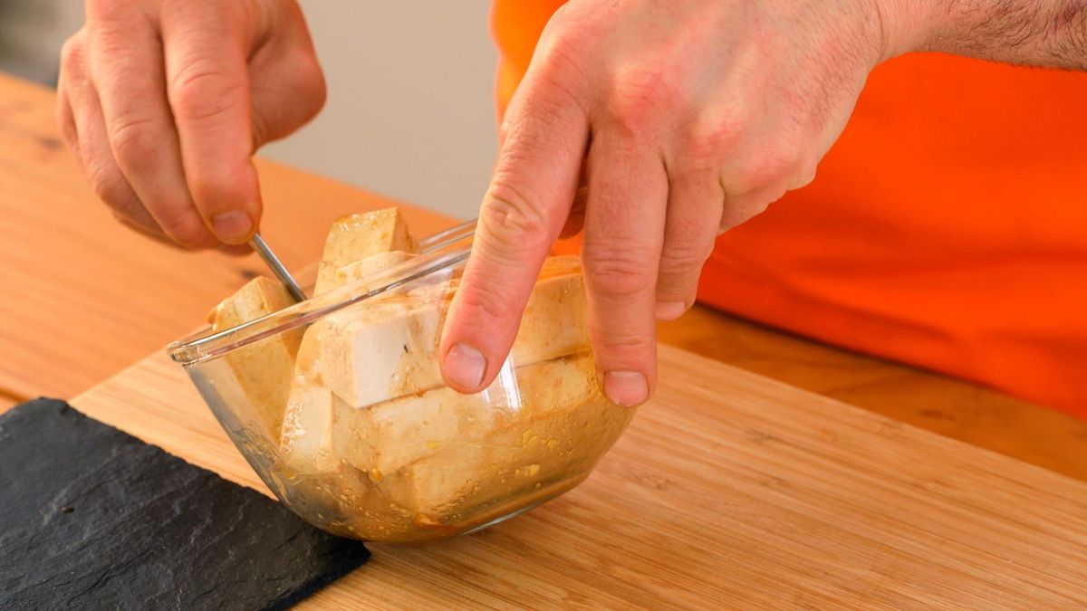 Receta de nuggets de tofu   paso 3