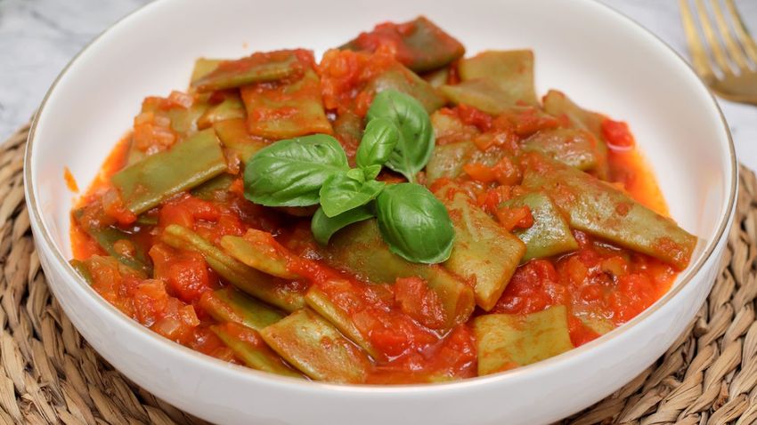 Judías verdes con tomate