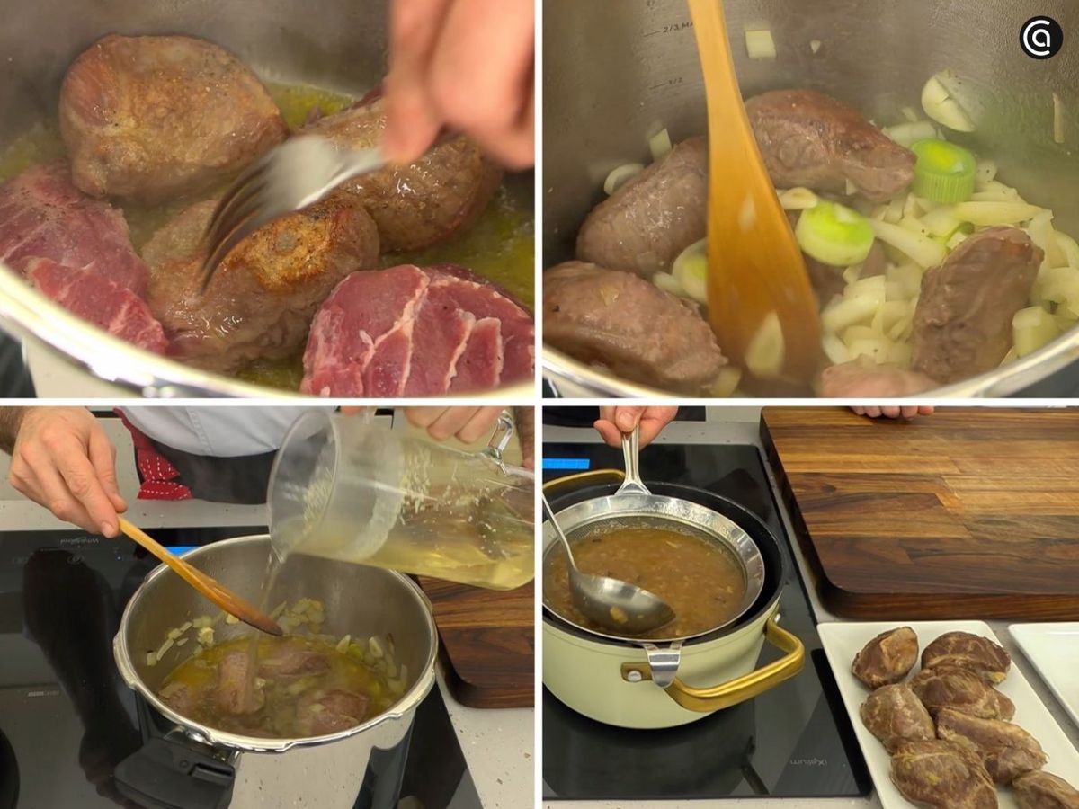 Cocina las carrilleras en la olla rápida