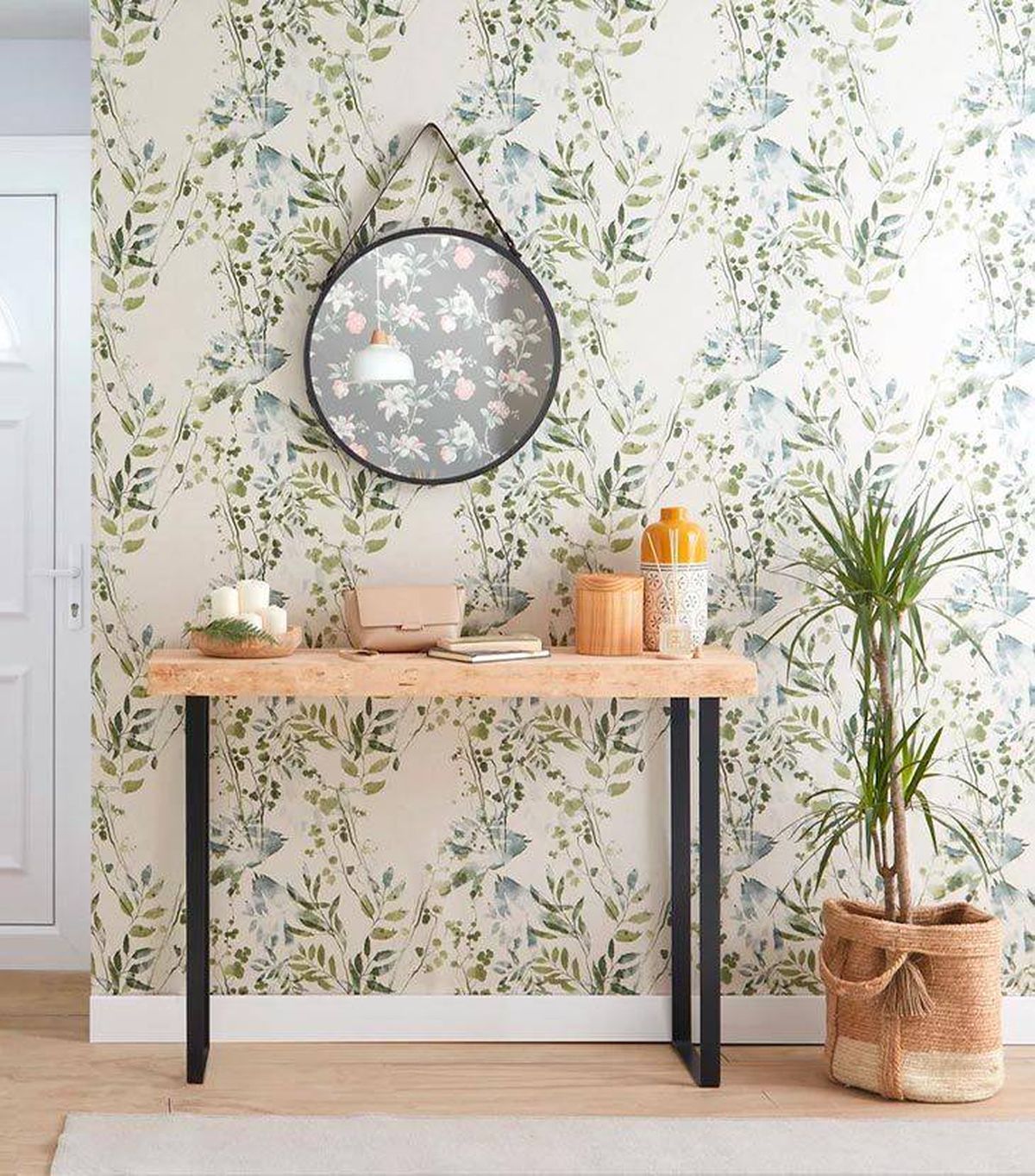 Decorar el pasillo con papel pintado, ideas y consejos para acertar 3