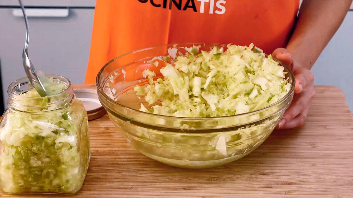Receta de chucrut, col fermentada al estilo alemán  paso 4
