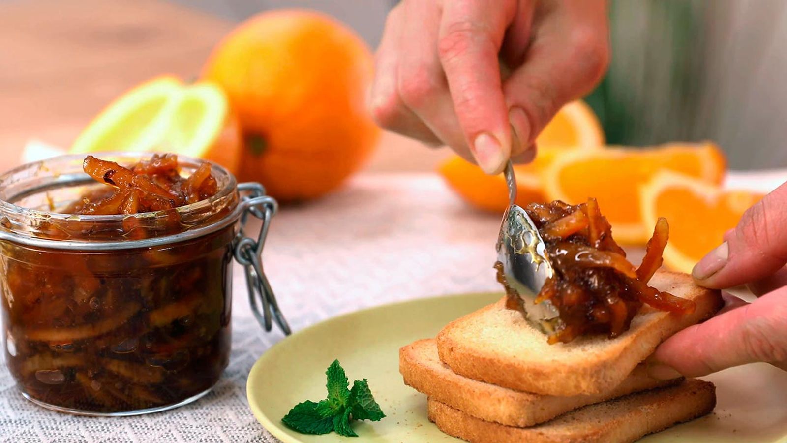 Consérvala en un bote hermético Receta de mermelada de naranja paso 7
