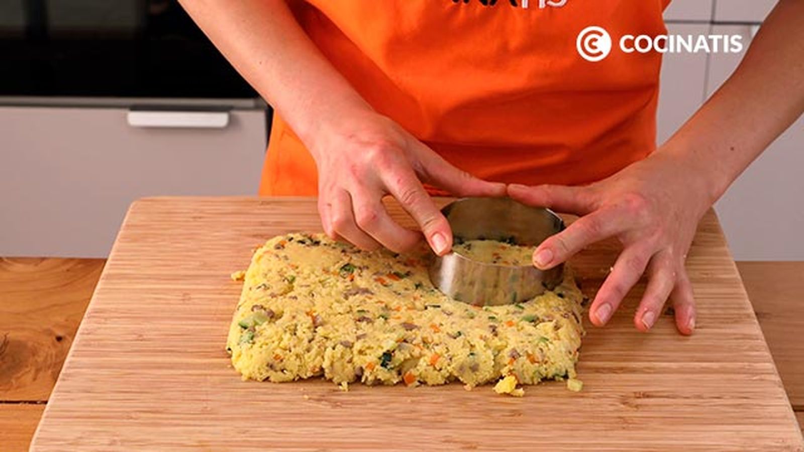 Receta de hamburguesa vegetariana de calabacín y champiñones   paso 5