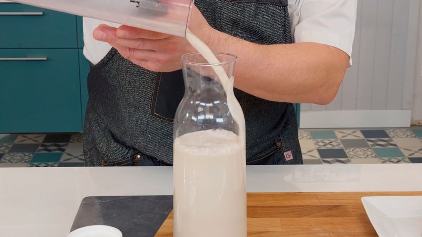 Leche de avellanas casera, receta fácil paso a paso